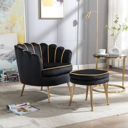 DecoAura – Accent Chair & Ottoman Set | Home Decorators Furniture